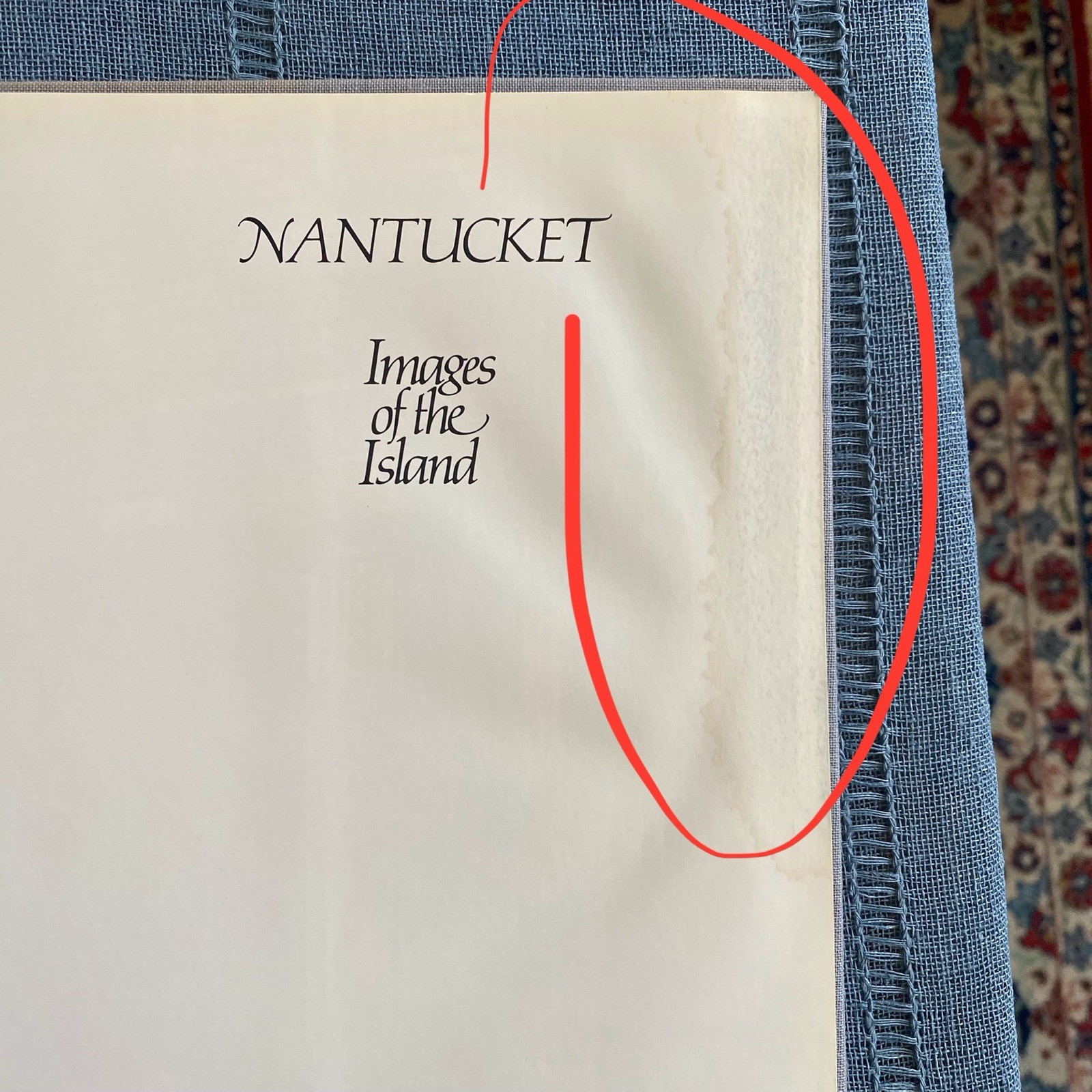 Vintage 1985 Nantucket Images of the Island John Buck Photography Hardcover Book