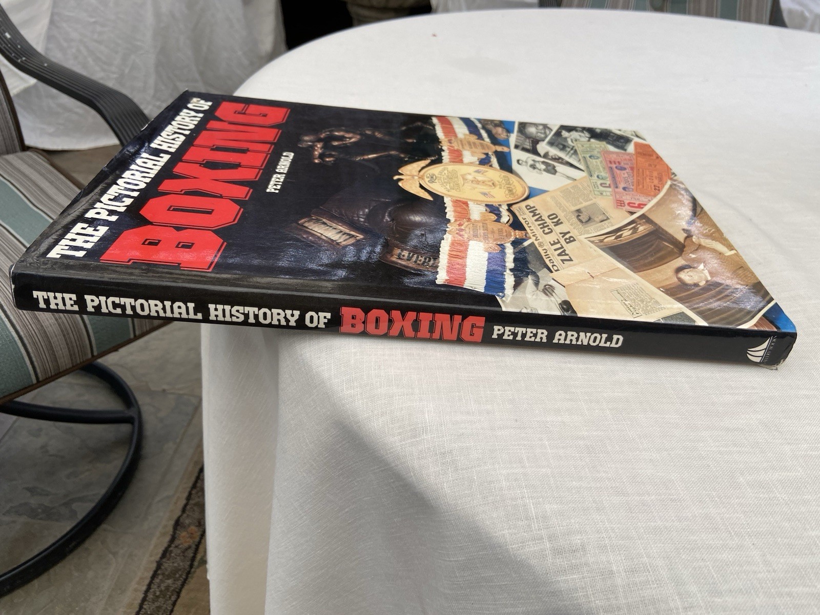 Vintage 1988, “Pictorial History of Boxing” Peter Arnold XL Vg 1st Print FREE SH