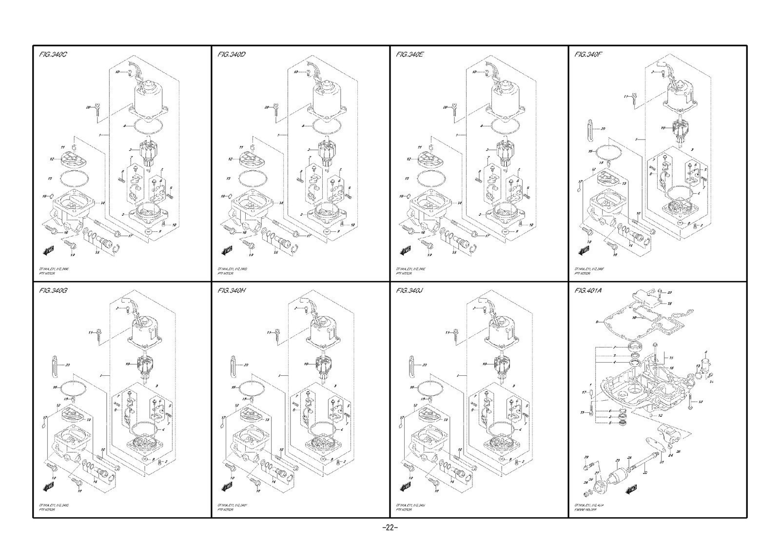 SUZUKI PARTS CATALOG DF100A DF115A DF140A 2014 MANUAL – LOOP BOUND – TUFF JACKET