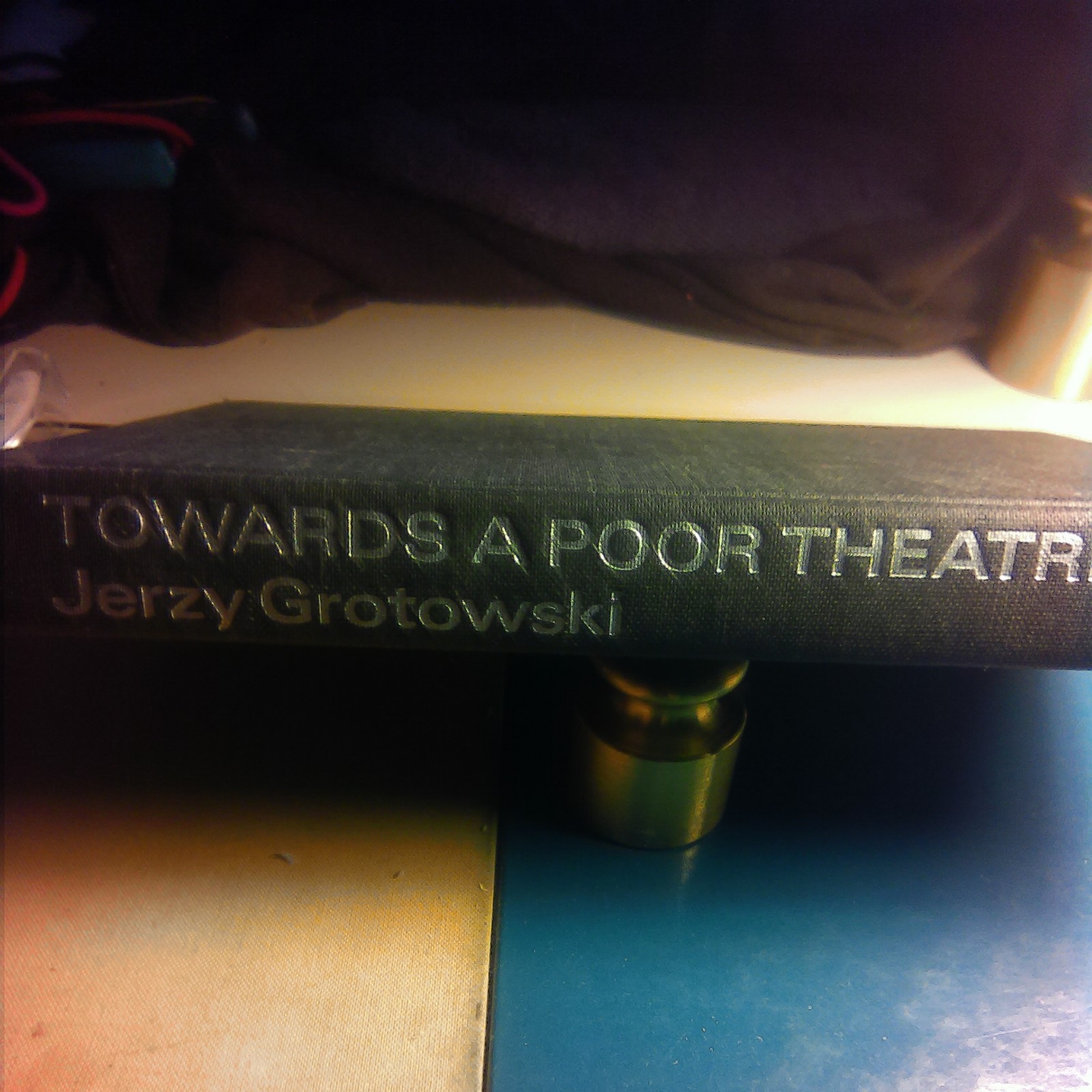 TOWARDS A POOR THEATRE:Jerzy Grotowski RARE 1968 1ST AM HB 262 Pages SEE PHOTOS