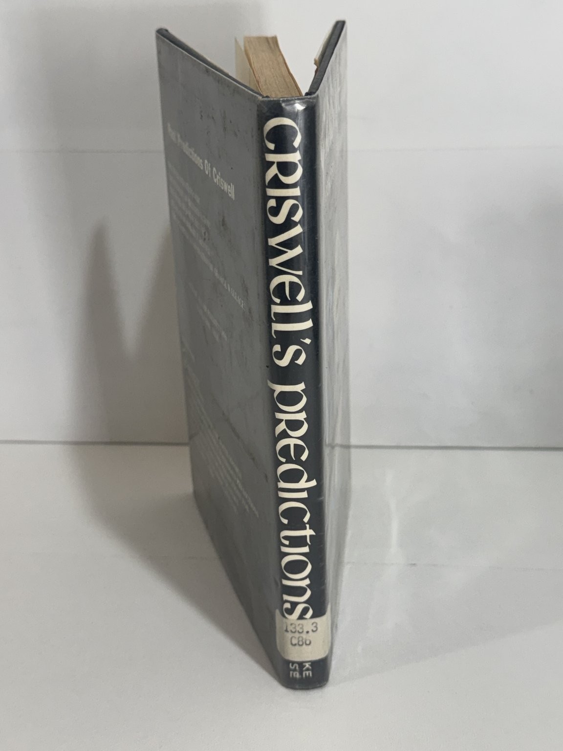 Criswell’s Forbidden Predictions Jeron Criswell 1972 Occult Prophecy Tarot