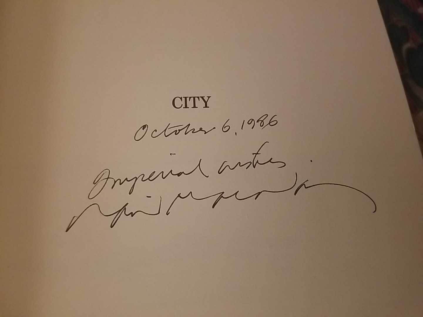 Signed David Macaulay City: A Story of Roman Planning Construction 1974 PB
