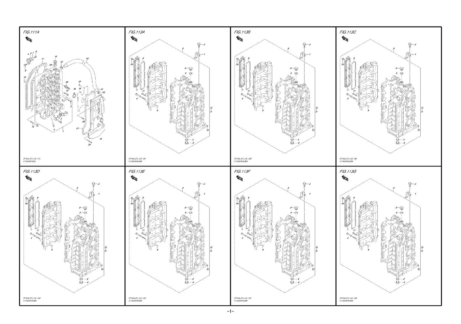SUZUKI PARTS CATALOG DF100A DF115A DF140A 2014 MANUAL – LOOP BOUND – TUFF JACKET