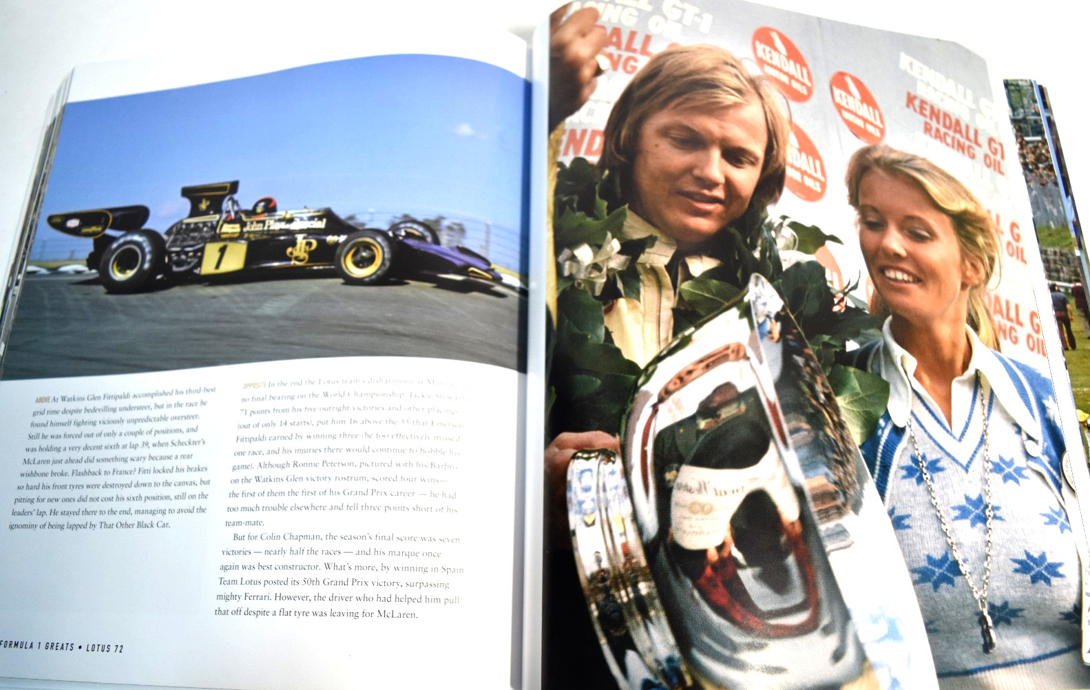 LOTUS 72 Formula 1 Greats 1970-75 by Pete Lyons Hardbound – Fittipaldi *GOOD*