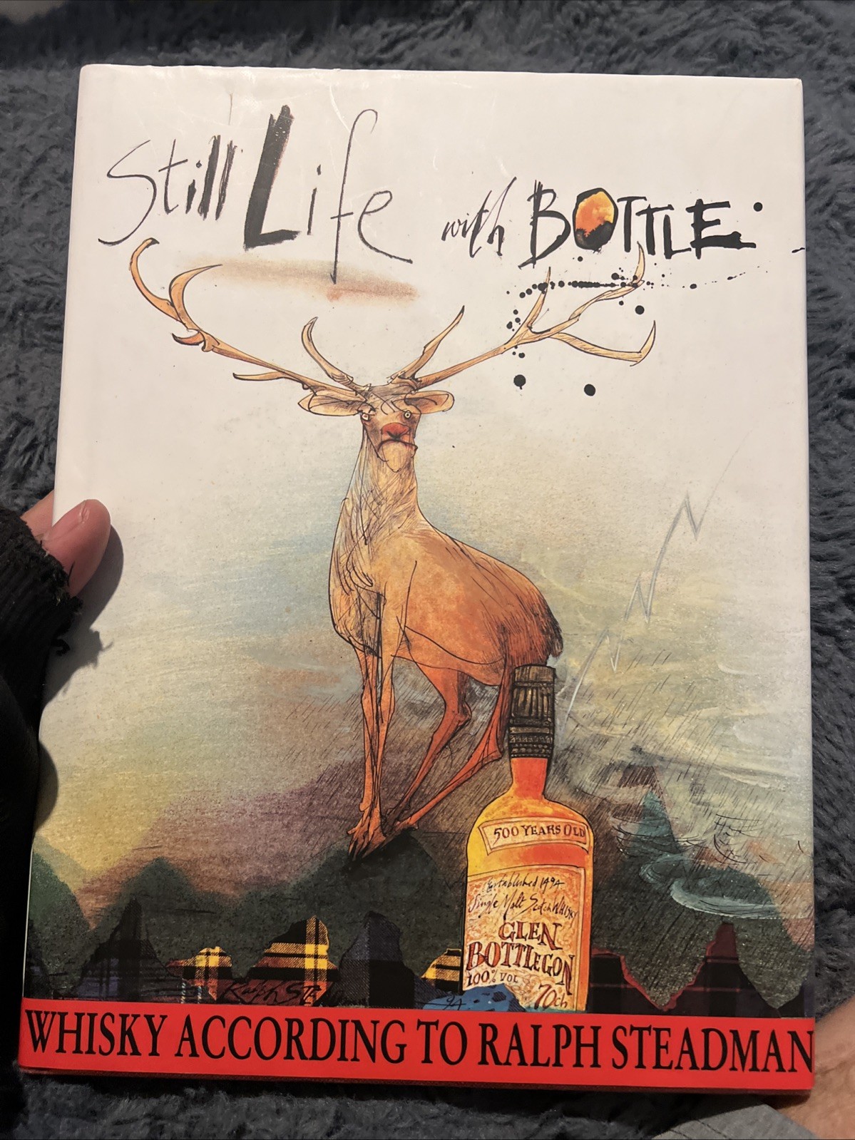 2 books Ralph Steadman Still Life With Bottle 1st Edition hardcover B-910
