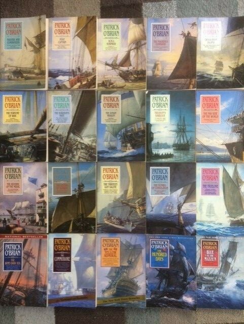 PATRICK O’BRIAN Aubrey Maturin Complete Series 1-20 Set PB lot 15 16 17 18 19