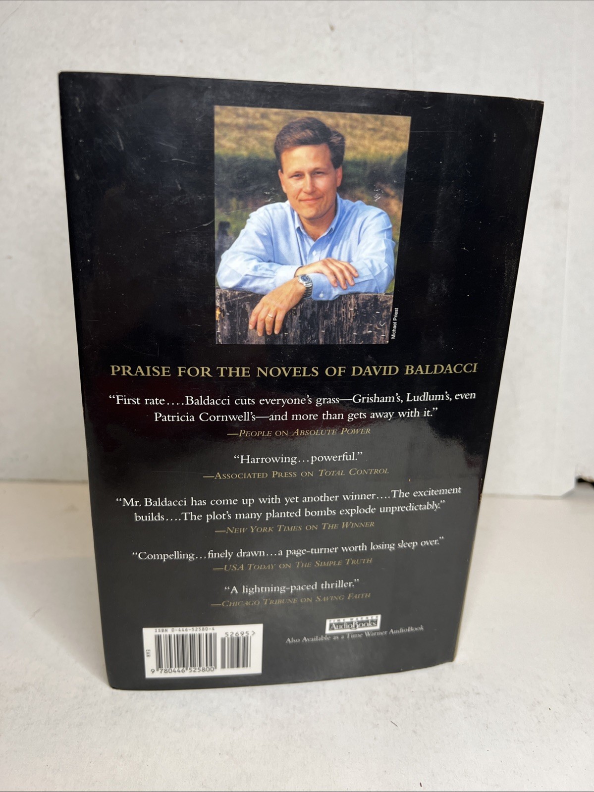 Last Man Standing by David Baldacci (2001, Hardcover) SIGNED 1st/1st B211