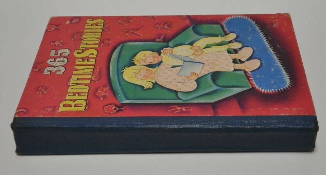 365 Bedtime Stories 1944 Illustrated Janet Robson Whitman Publishing Vintage