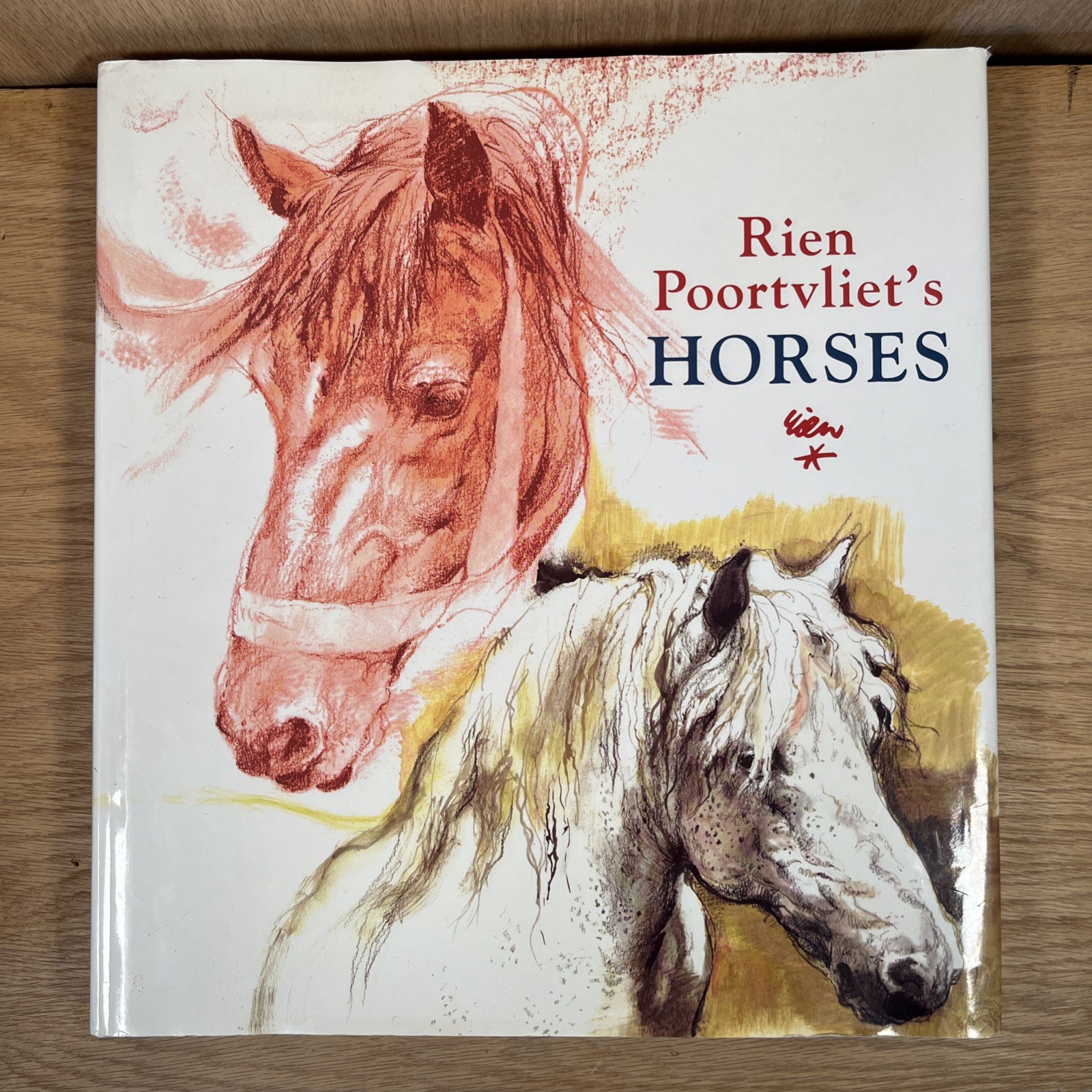 Rien Poortvliet’s Horses Book First Edition 1978 Hardcover with DJ Very Good