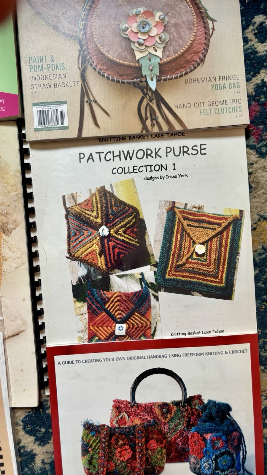 Six Great Books/Pamphlets On Making Handbags: Brand New Condition