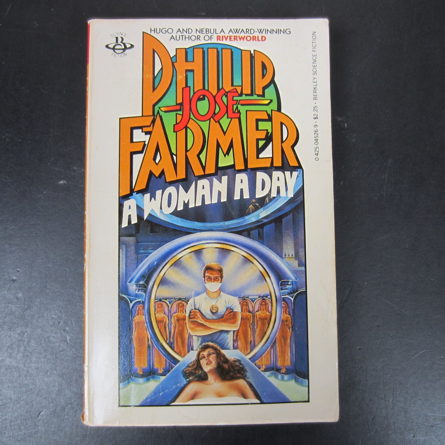A Woman A Day Philip Jose Farmer 1980 Berkley Science Fiction Reissue PB SF