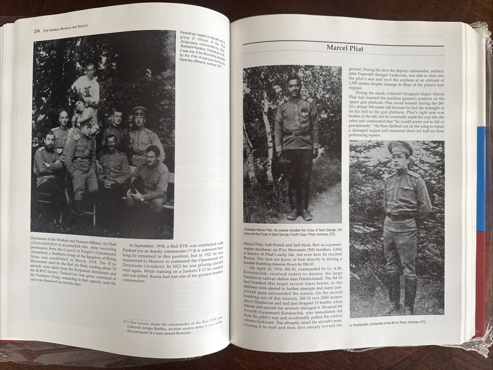 Imperial Russian Air Service Famous Pilots and Aircraft World War I WW1 1995 HC