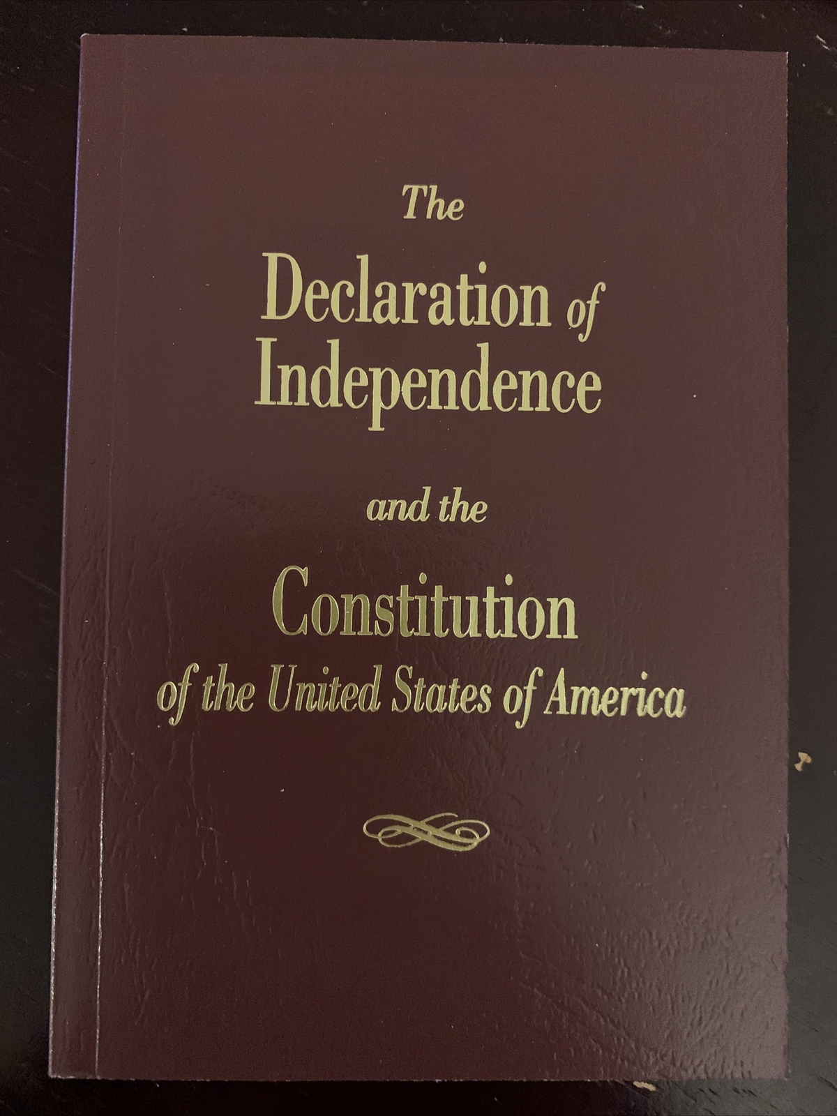 The Declaration of Independence and The U.S. Constitution – small pocket edition