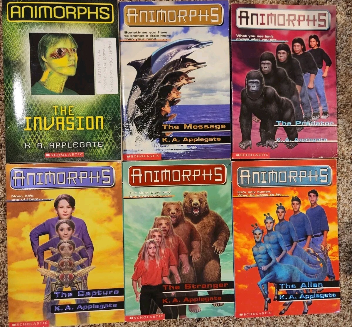 Lot of 28 – Animorphs Book – Scholastic Applegate – 2 Hardcover