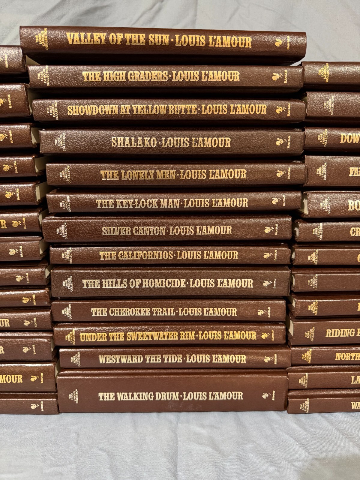Louis L’Amour Leather Books Western (Choose Your Title)