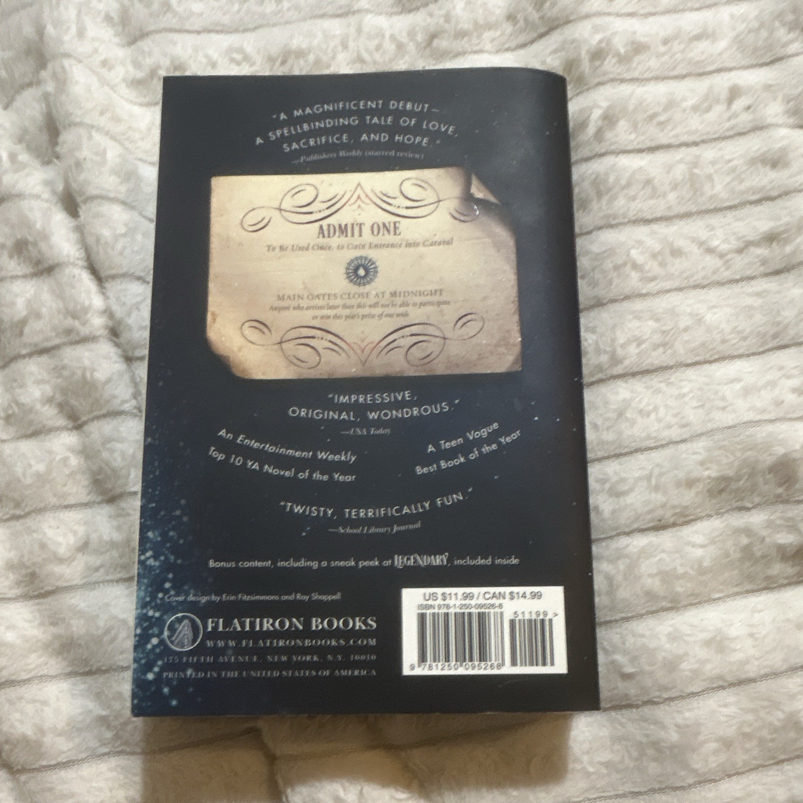 Stephanie Garber Legendary (Caraval Ser. #2) 2019 Trade Paperback Flatiron