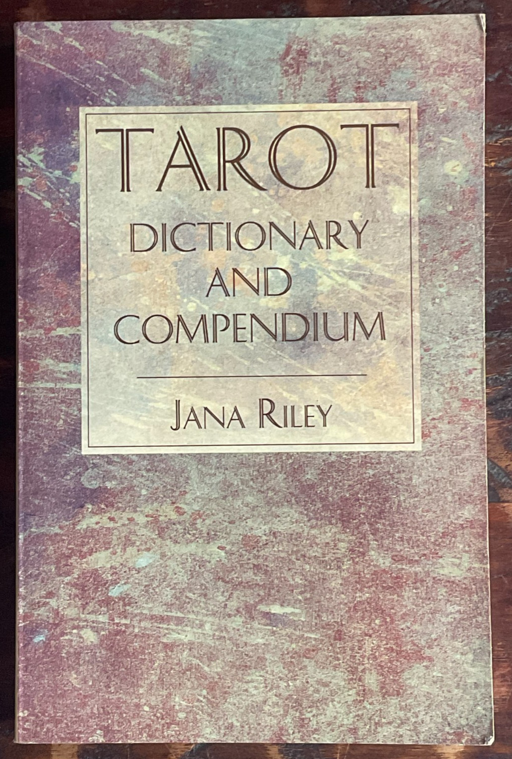 1995 Tarot Dictionary and Compendium by Jana Riley-Paperback-Succinct Definition