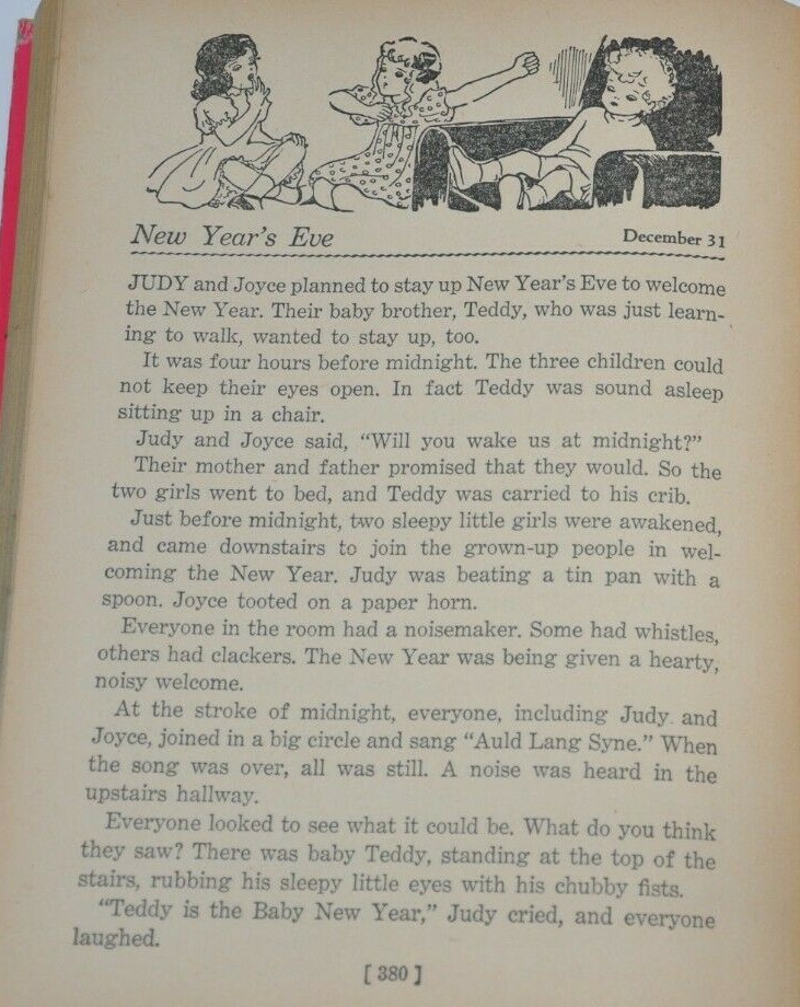 365 Bedtime Stories 1944 Illustrated Janet Robson Whitman Publishing Vintage