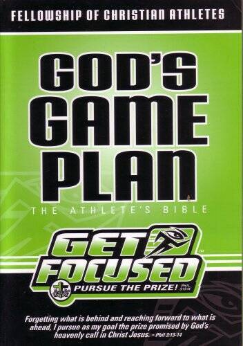 God’s Game Plan: The Athlete’s Bible – Paperback – VERY GOOD