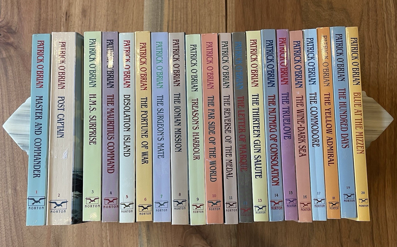 Patrick O’Brian AUBREY-MATURIN Complete Series Lot of 20 (#1-20) Set PB Books