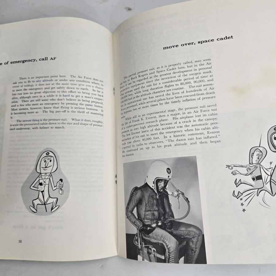 Your Body In Flight Thomas D White Air Force Pamphlet 160-10-3 1961 Book Vintage