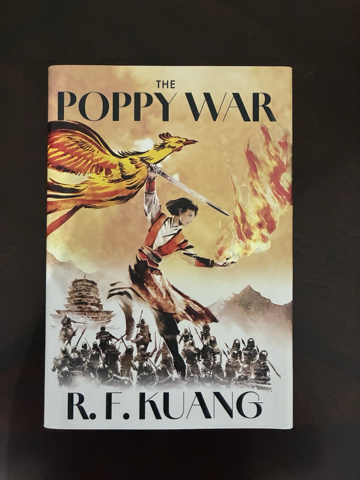 The Poppy War by R.F. Kuang Hardcover Fantasy Novel Sprayed Edges Edition