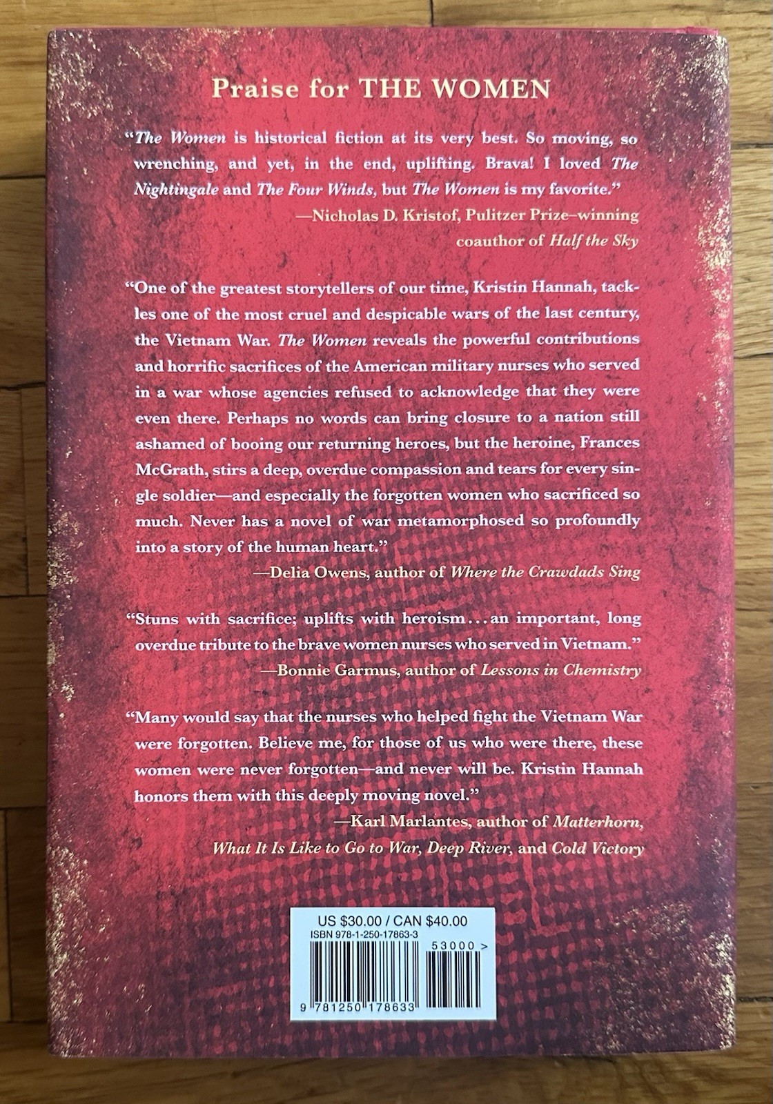 Kristin Hannah The Women SIGNED 1st Edition (2024, Hardcover) NOT TIPPED IN