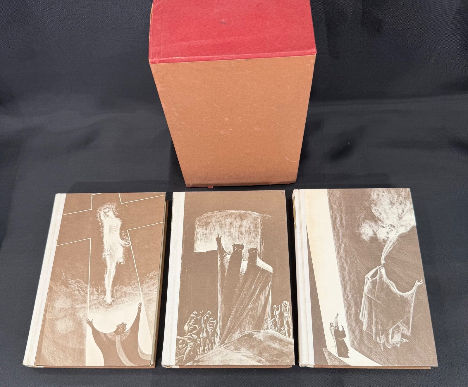 Dante Alighieri The Divine Comedy 3 Vols Washington Square Press 1966 HC Box Set