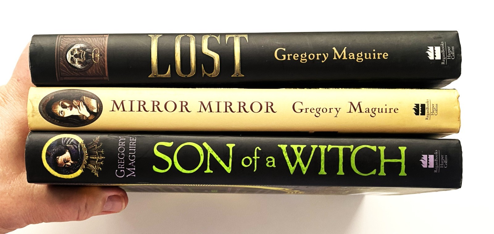 Gregory Maguire, Son of a Witch, Lost, Mirror Mirror, HC/DJ, 1st/1sts, Lot of 3