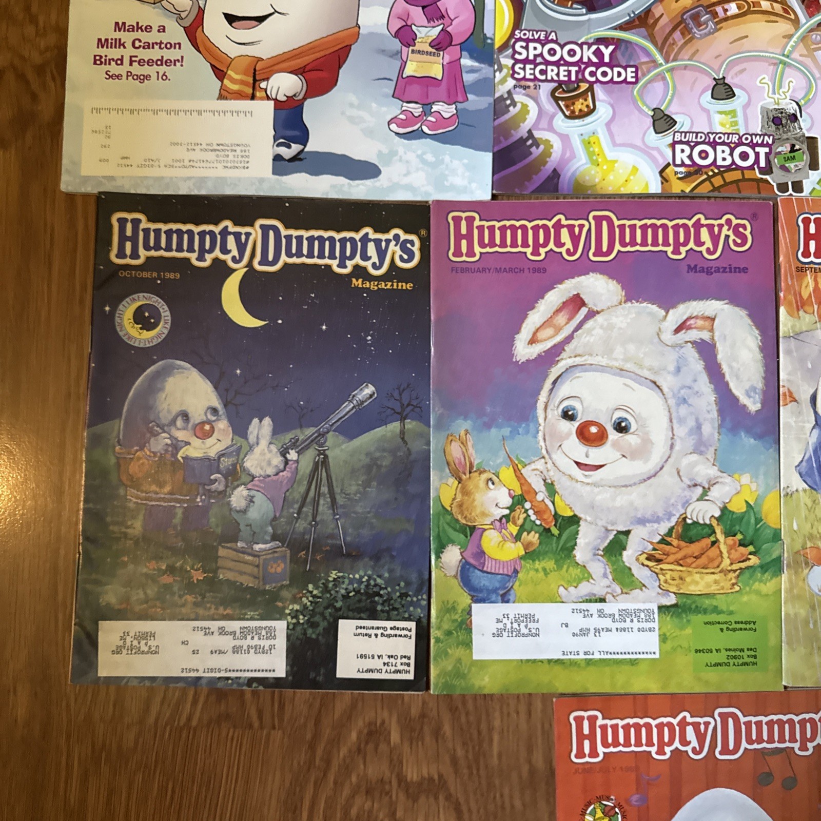 Lot of 11 Humpty Dumpty’s Magazine for Kids – 1980s, 1990s & 2000s Issues VTG