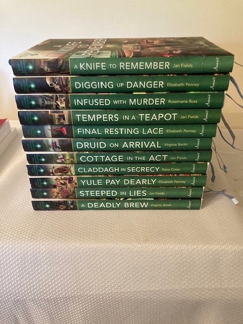 Irish Tearoom Mysteries, First 11 Books (out of 15), free shipping