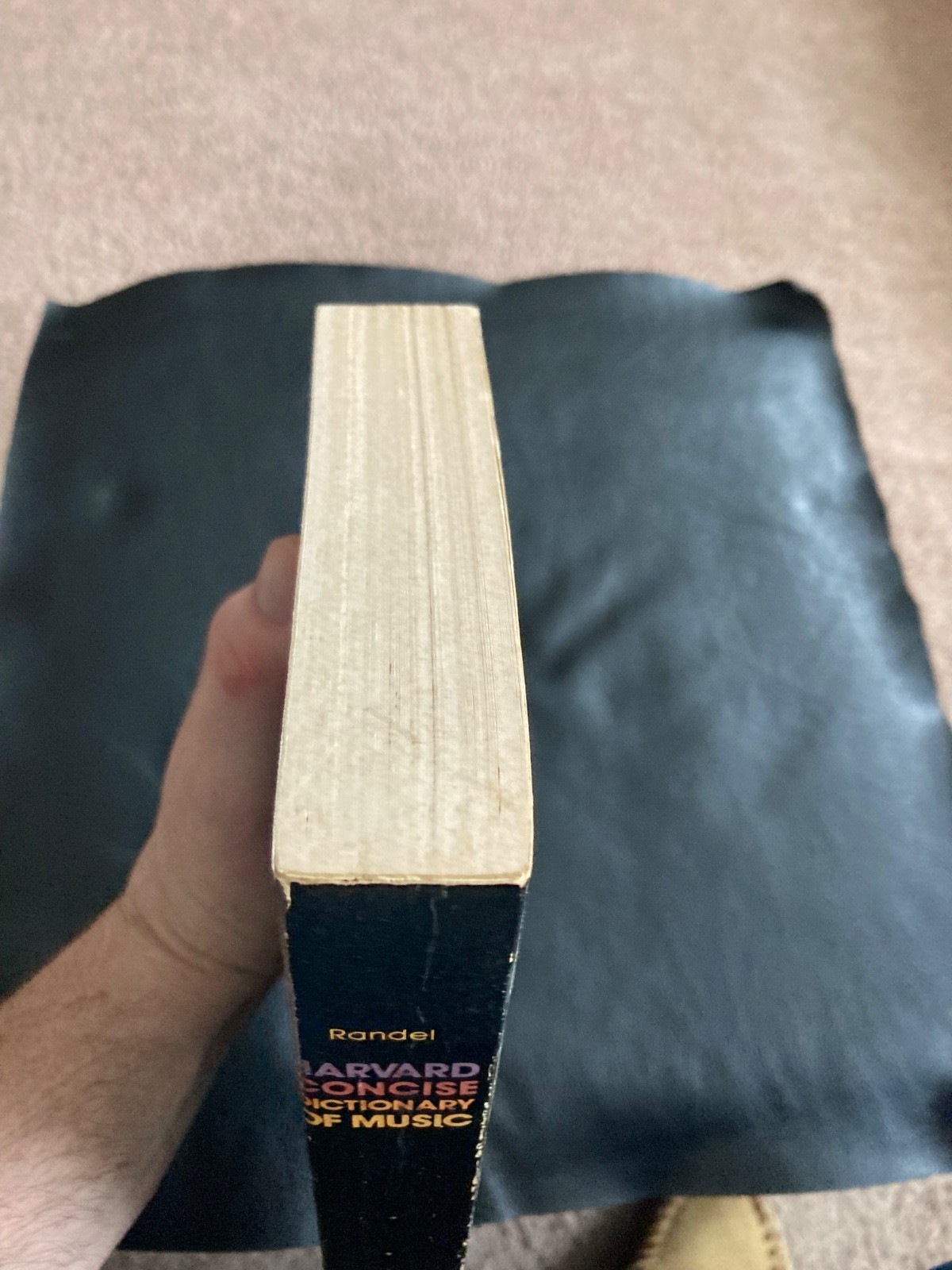 Harvard Concise Dictionary Of Music By Don Michael Randel 1978 1st Ed Paperback