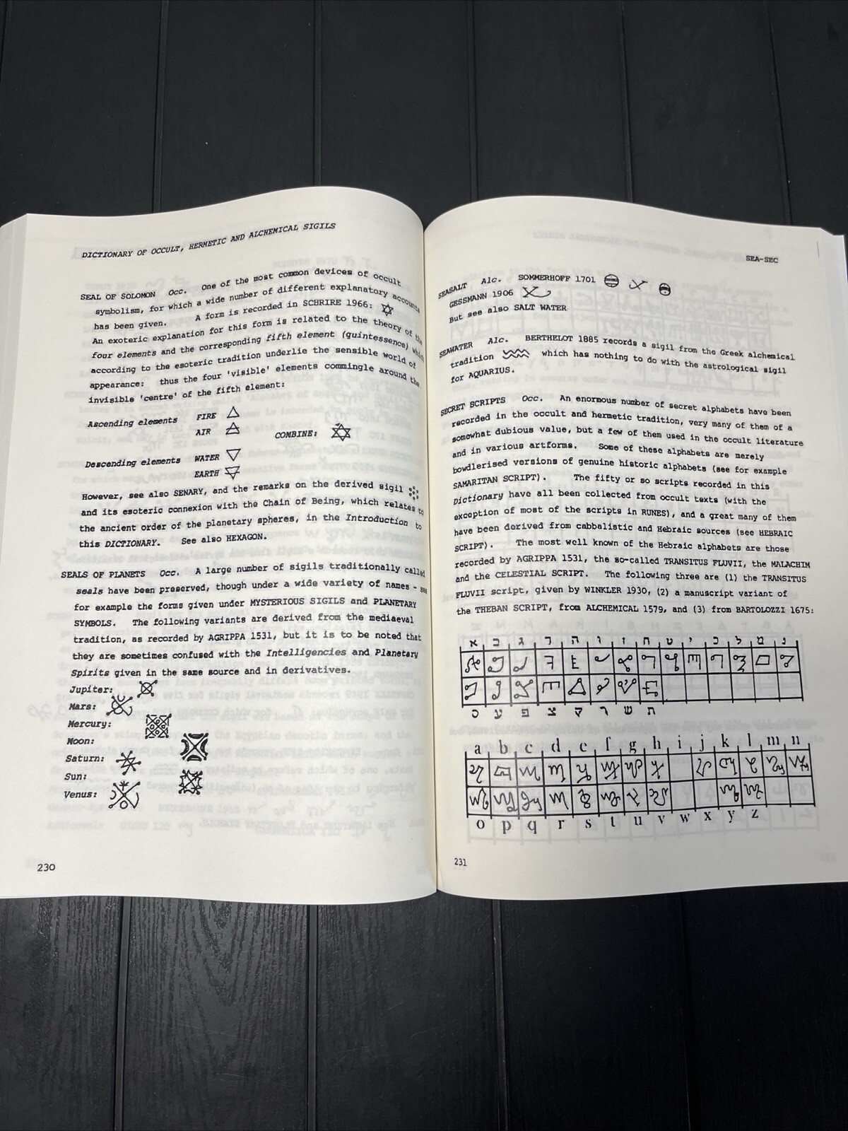 Dictionary of Occult,Hermetic&Alchemical Sigils,Dictionary of Demons,Fred Gettin