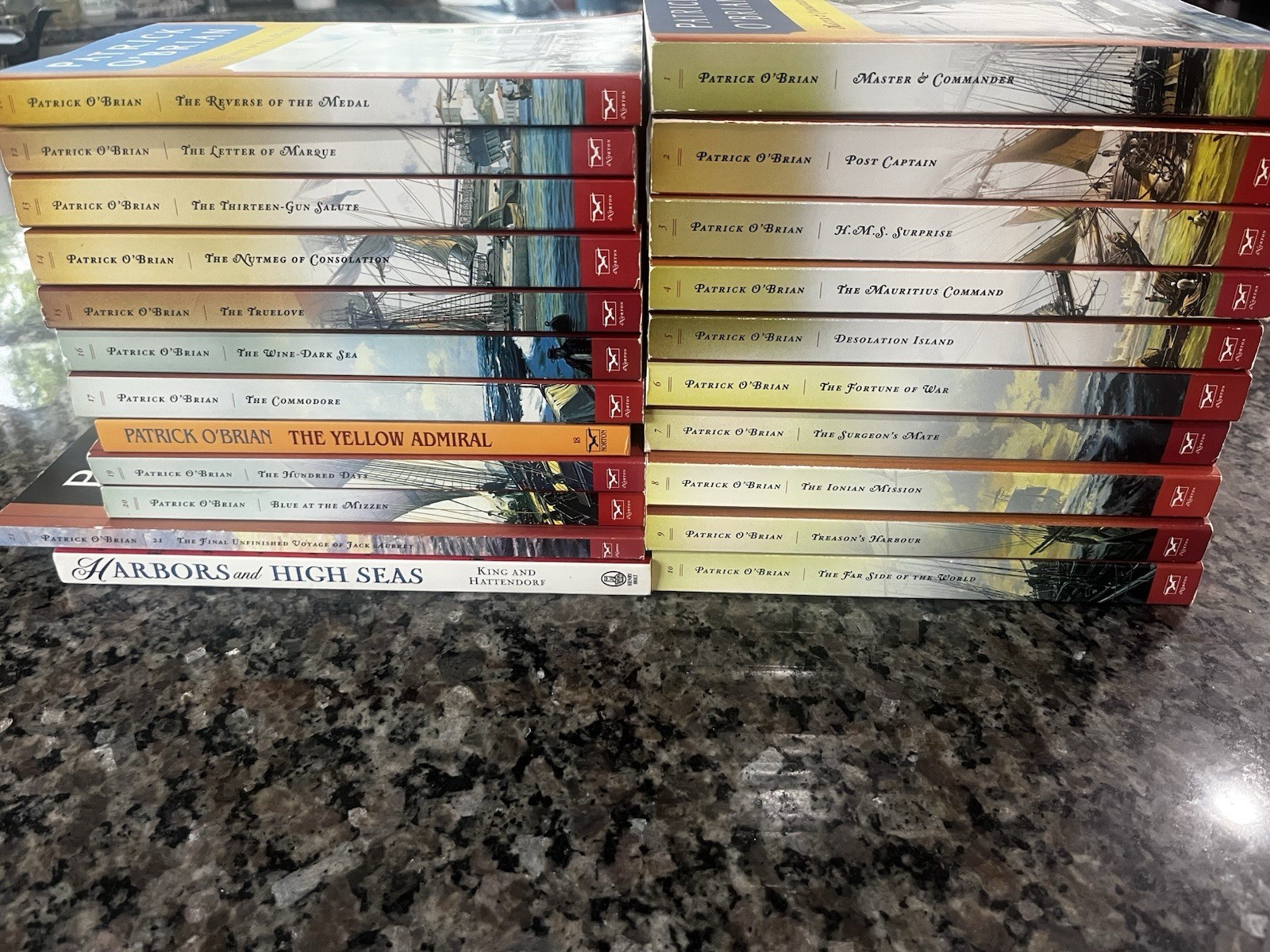 Complete Set Series Lot of 21 Aubrey & Maturin Master Commander Patrick O’Brian