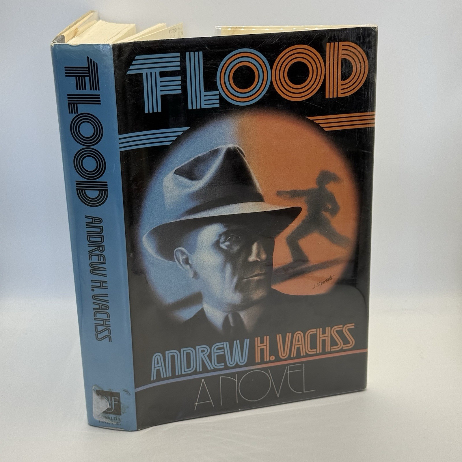 Flood by Andrew Vachss (1985, HCDJ) TRUE 1st ed 1st print