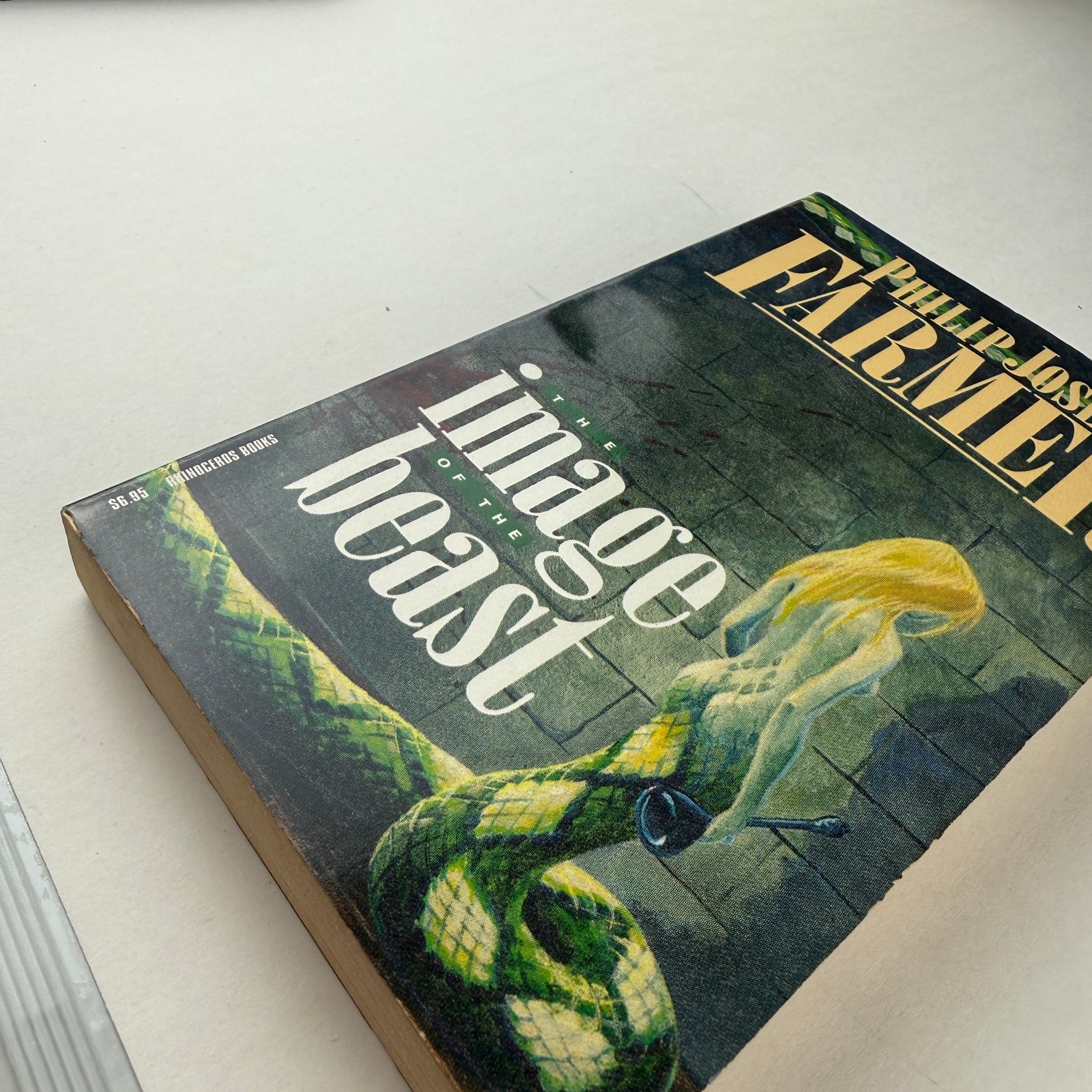 Image of the Beast Philip Jose Farmer 1st Rhinoceros Ed 1994 Sci-Fi Horror Cult