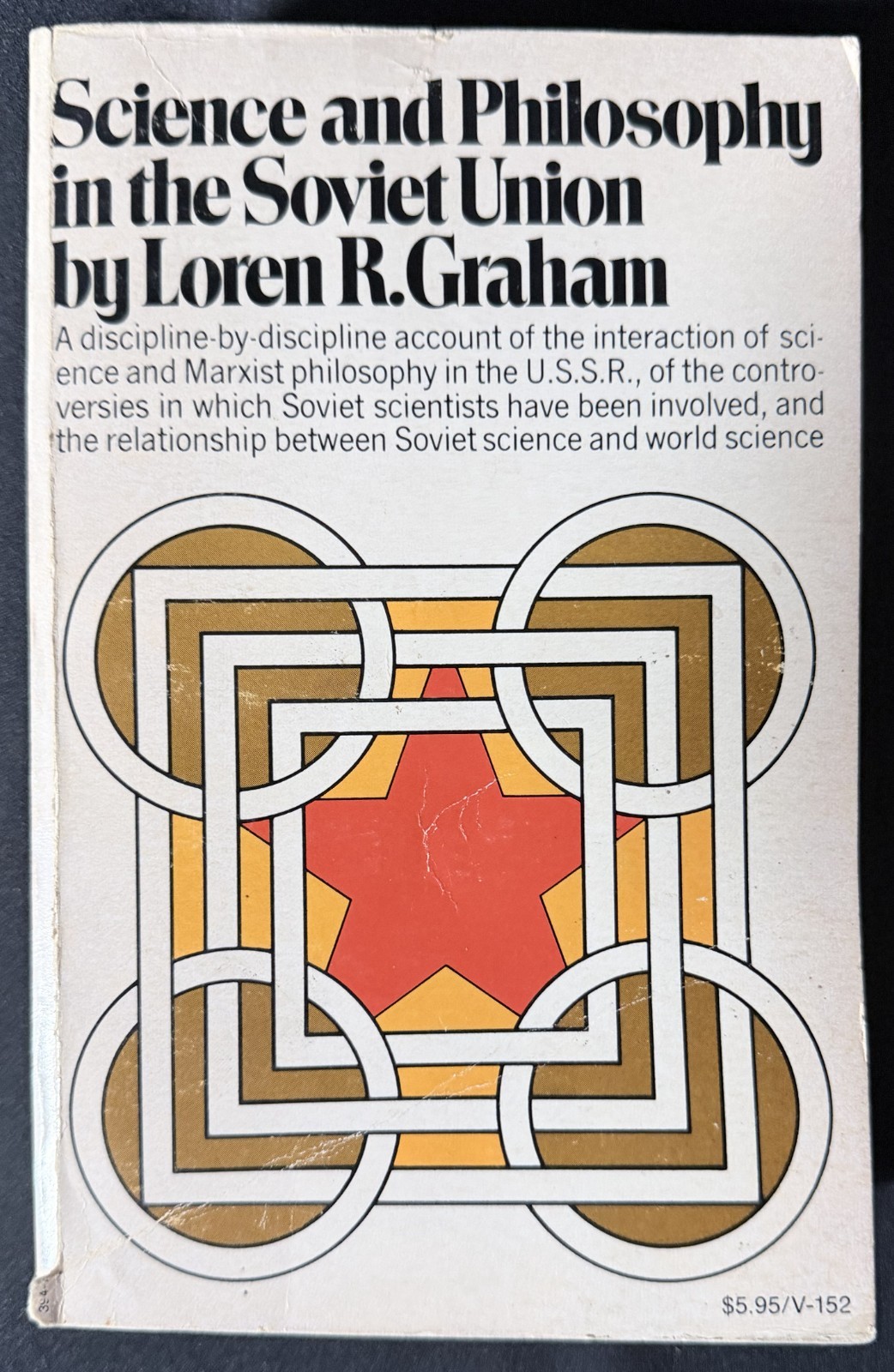 Science and Philosophy in the Soviet Union 1974 PB 1st Vintage Ed Loren R Graham