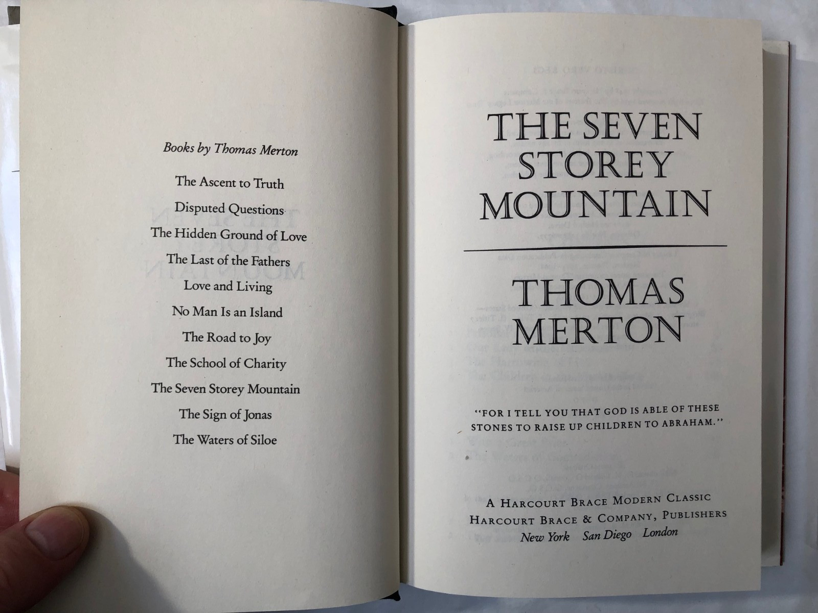 Thomas Merton 3 book bundle