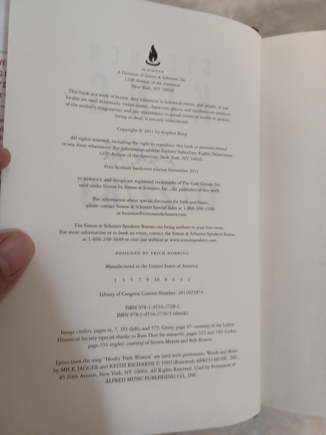 11/22/63 – Stephen King SIGNED HCDJ 1st Edition/1st Printing