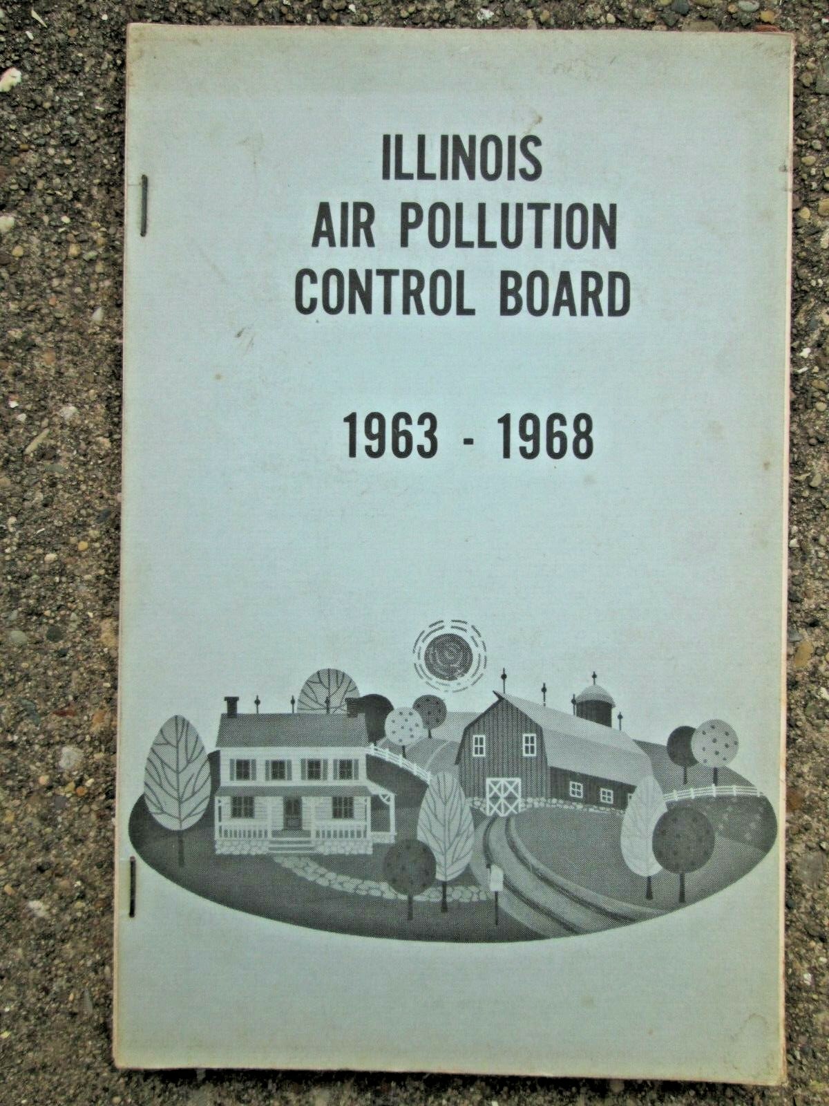 1963-1968 Illinois Air Pollution Control Board Stapled Report Booklet