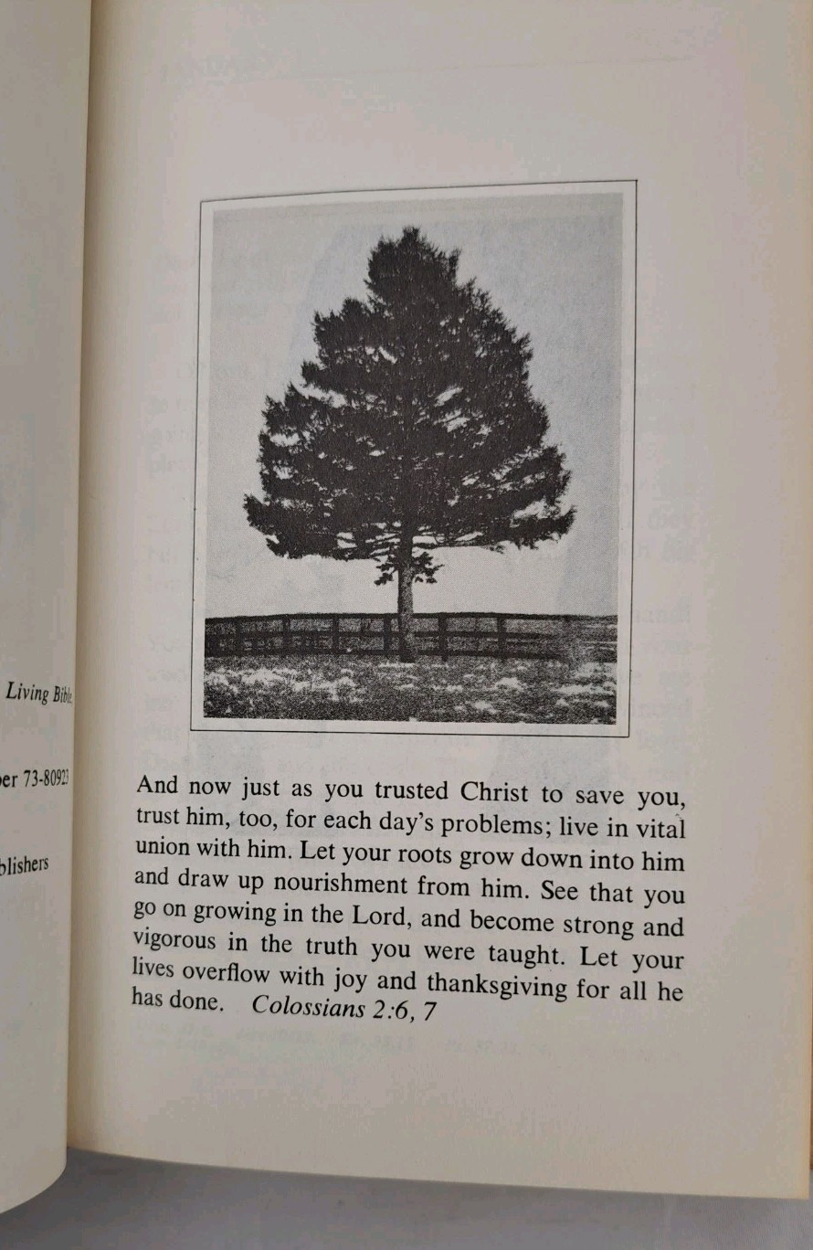 In Touch Selections From The Living Bible Hc Tyndale House Publishers 1980
