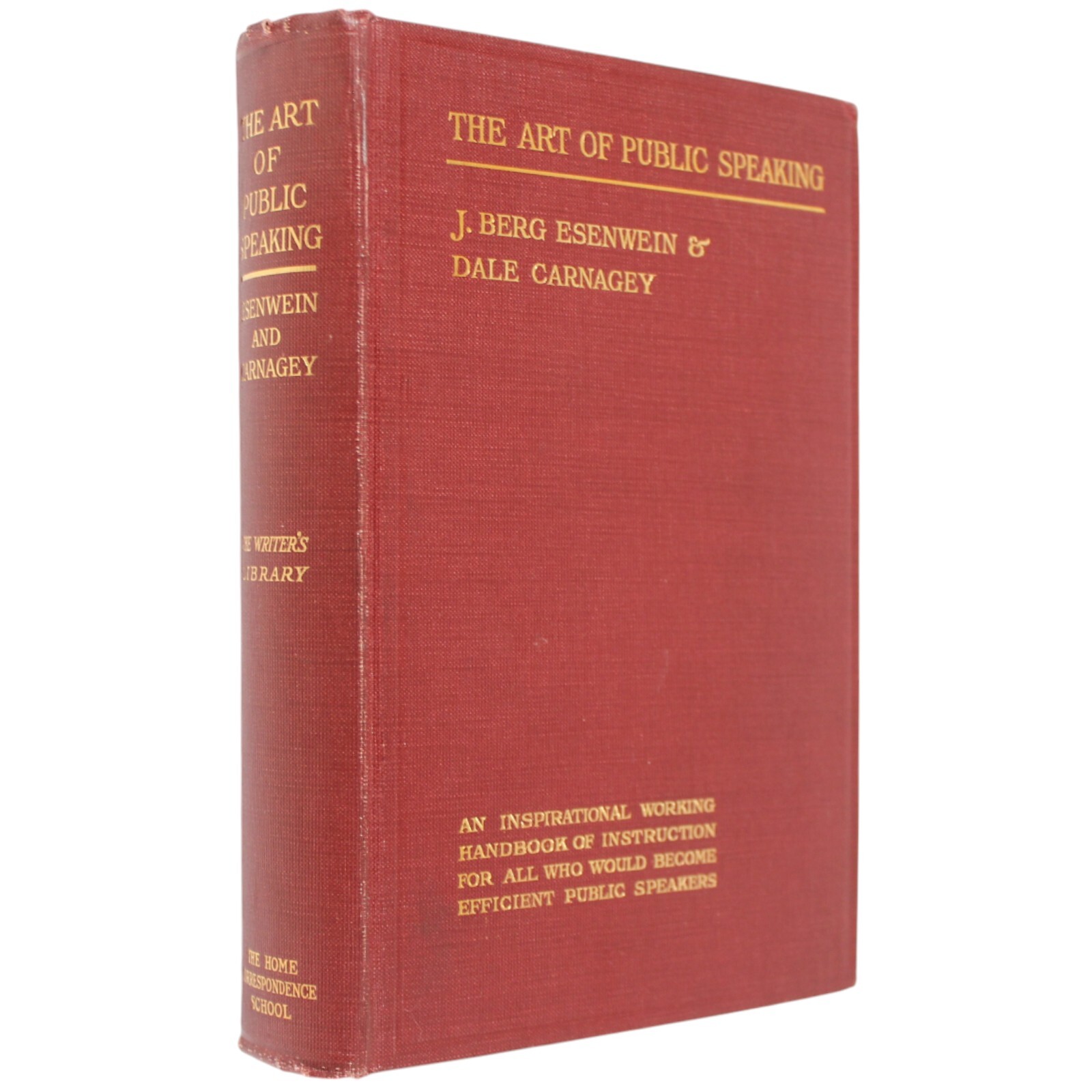 RARE DALE CARNEGIE First Edition The Art of Public Speaking 1915 w/ DUST JACKET!
