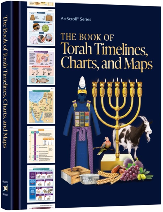 Artscroll The Book of Torah Timelines Charts and Maps English Hardcover Edition