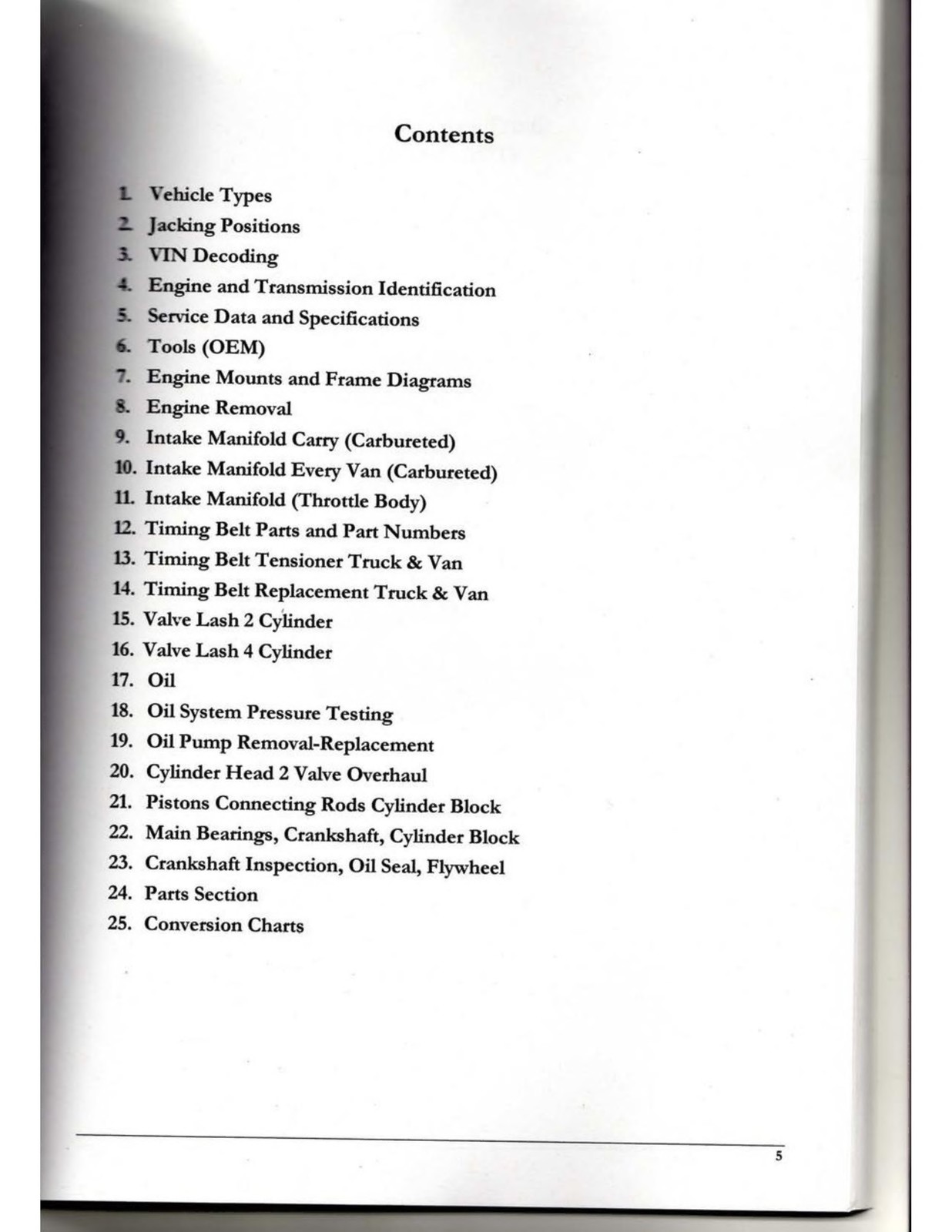 SUZUKI Carry Every F6A Engine Service Manual 2008 – WIRE BOUND – TOUGH COVERS