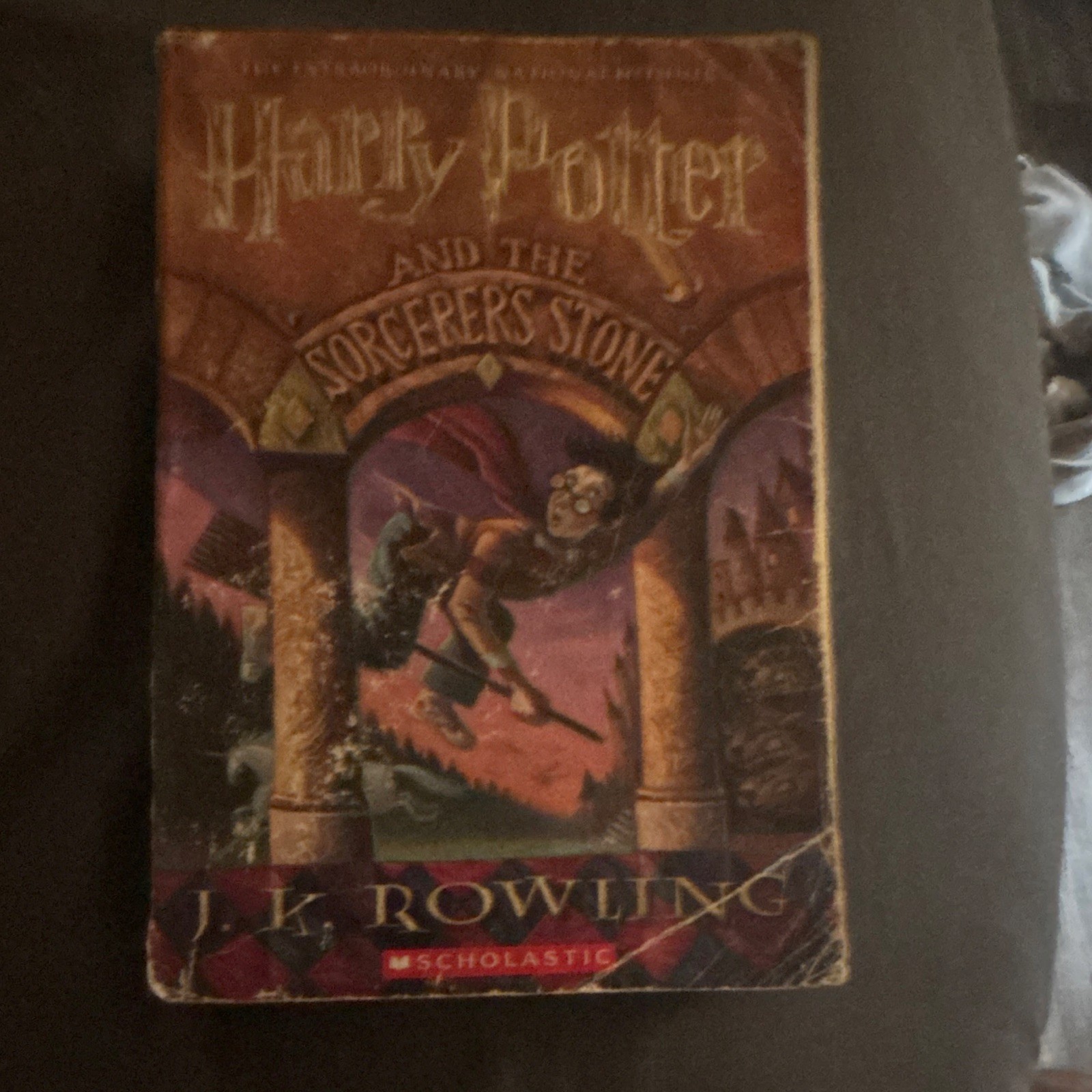 Scholastic J.K. Rowling Harry Potter 3 Paperback Lot: Stone/Chamber/Azkaban