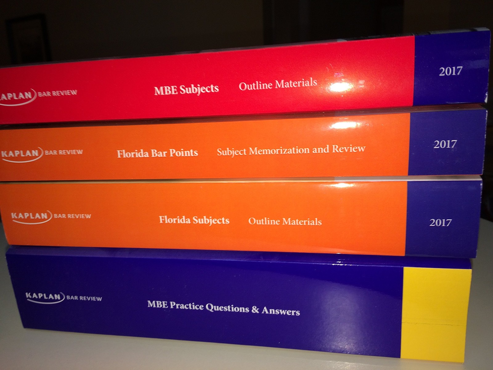 KAPLAN FLORIDA BAR REVIEW PREP + MBE WORKBOOK OUTLINES FLORIDA SUBJECTS BAR …