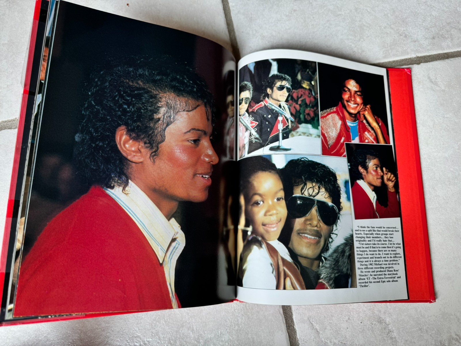 MICHAEL JACKSON hardcover STEWART REGAN Greenwich House 1984 w/o dust jacket