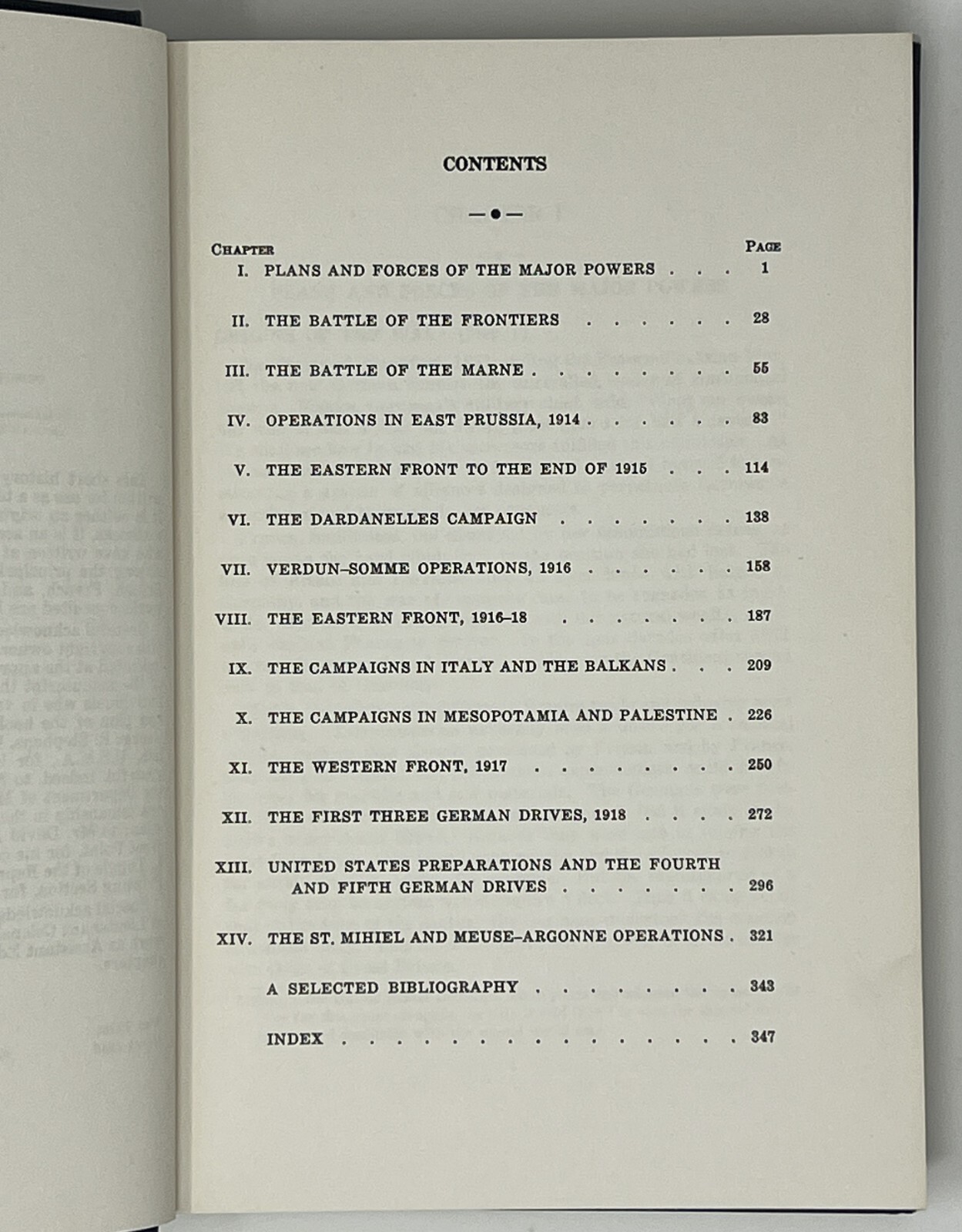 VTG A Short Military History of World War I by T. Stamps & V. Esposito – 1954 HC