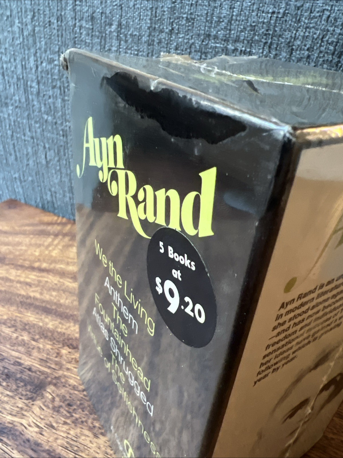 Ayn Rand A Signet Gift Pack 5 Books Set SEALED VINTAGE Rare *REaD* Fountainhead