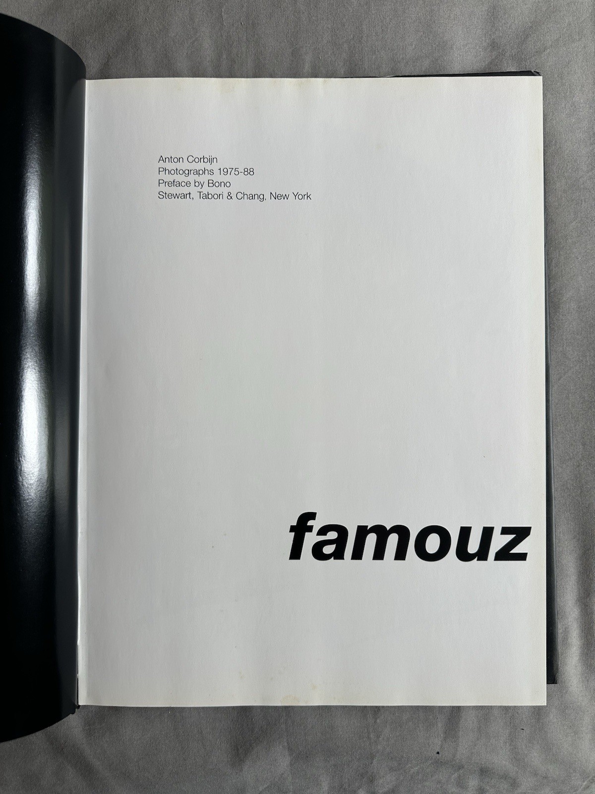 Anton Corbijn Famouz : Photographs, 1976-88 (1997, Hardcover) Book
